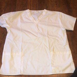 Dickies White Scrub